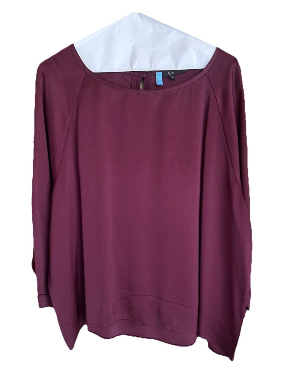 Tibi Maroon Blouse